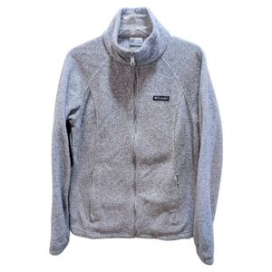 Columbia  Light Gray Fleece Jacket Large